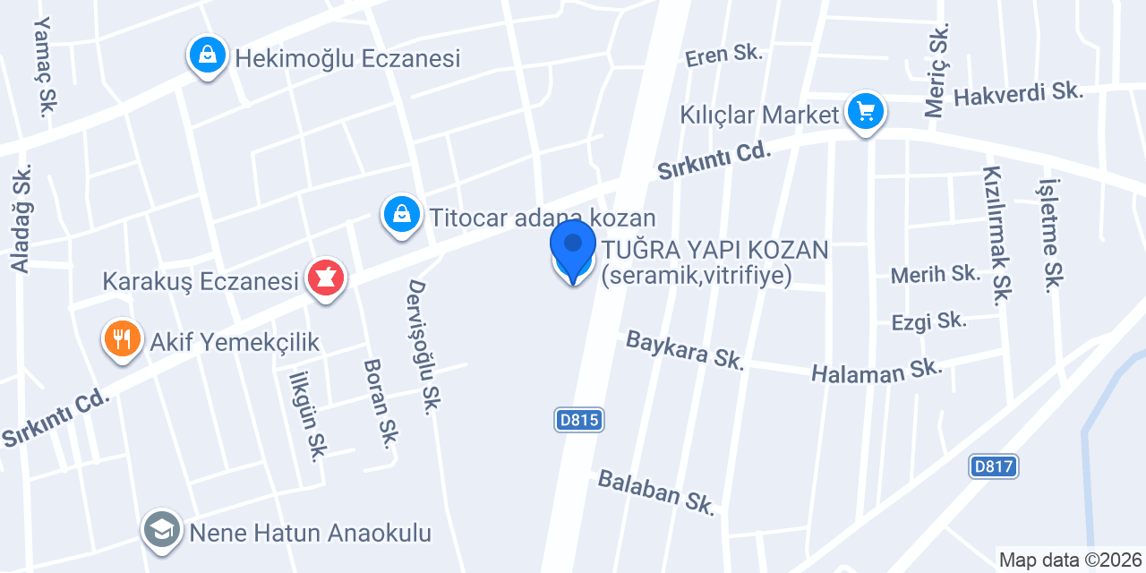 ÇETİNLER AUTO konumu