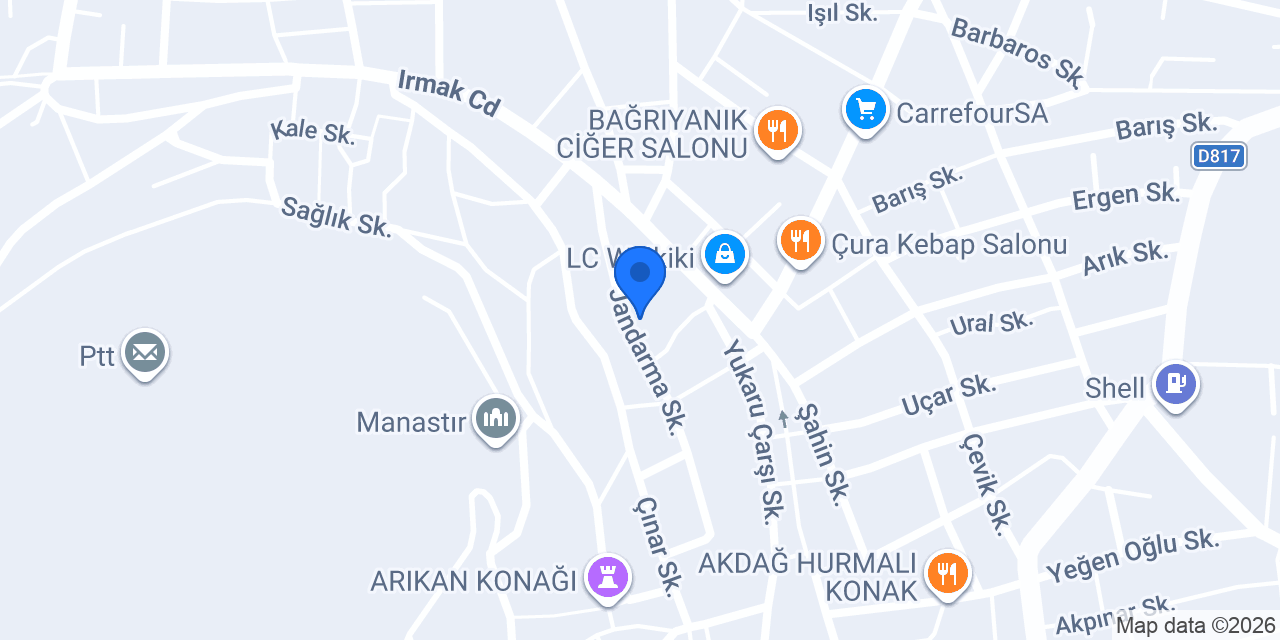 Yaşar Bayram Fırını konumu