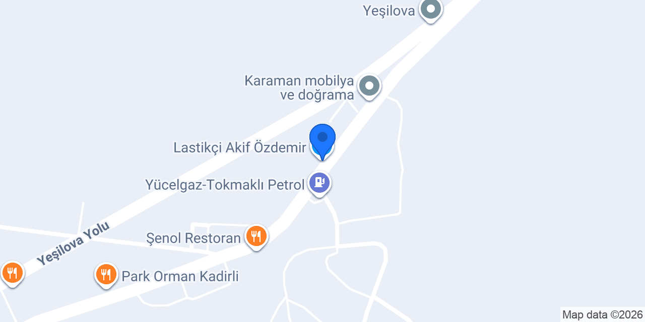 Lastikçi Akif Özdemir konumu