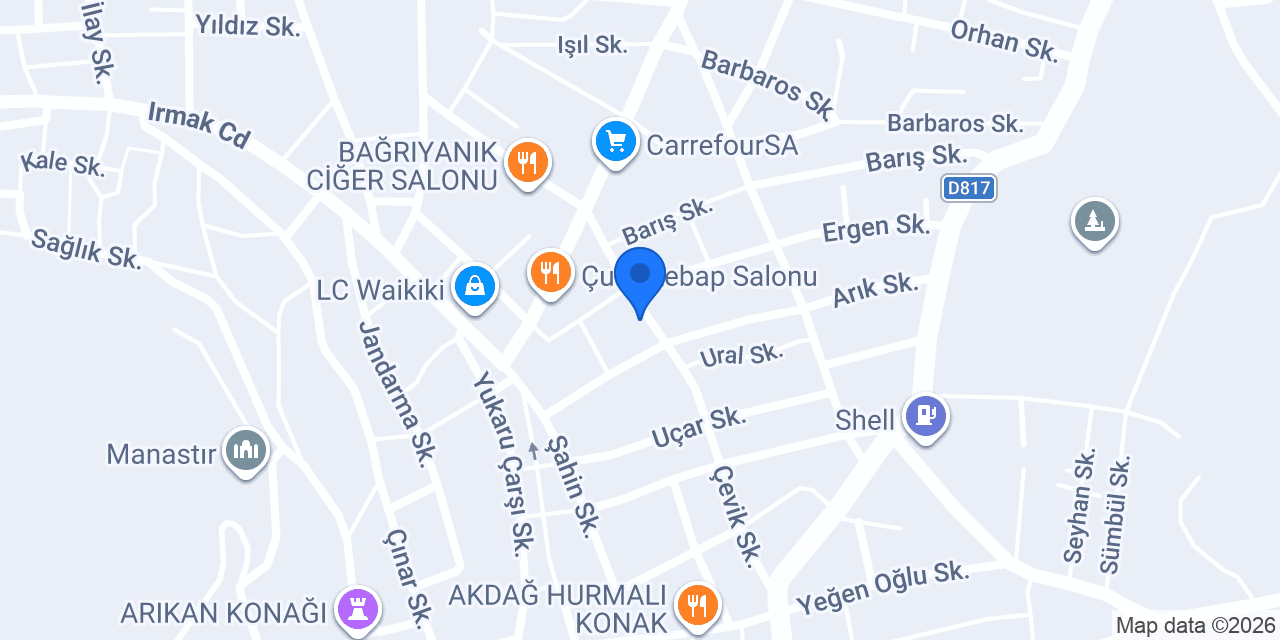 Onur Teknik Soğutma konumu