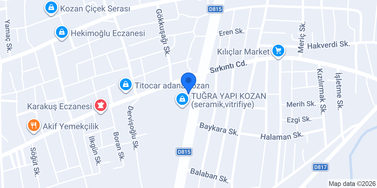 Tanriverdi Oto Lastik konumu