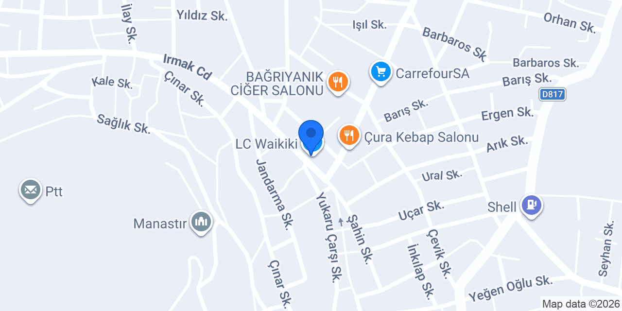 Halkbank Kozan Şubesi konumu