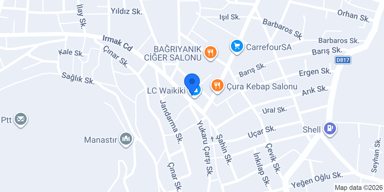 DenizBank Kozan Şubesi konumu