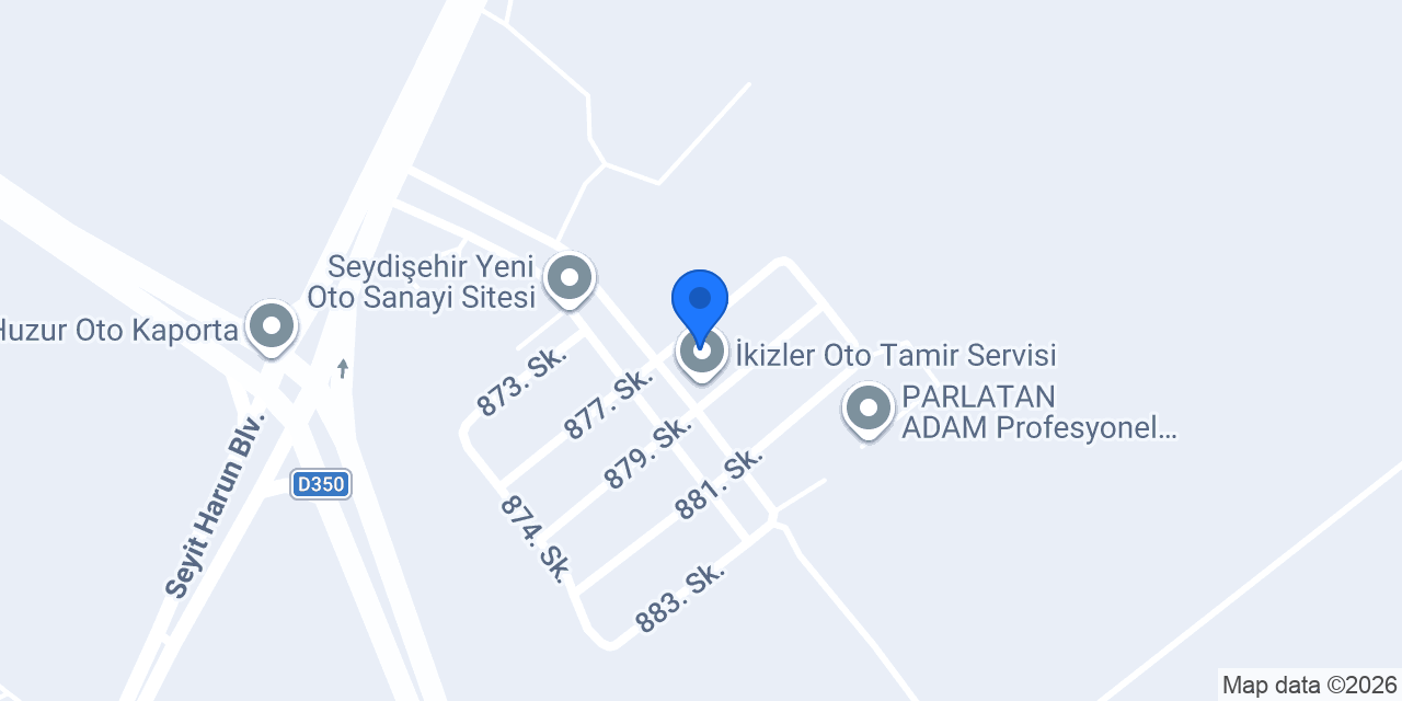 SEYDİŞEHİR HEDEF OPEL ÖZEL SERVİS konumu