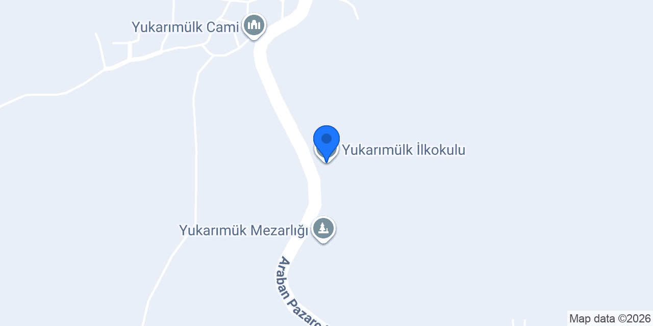 Yukarımülk İlkokulu konumu