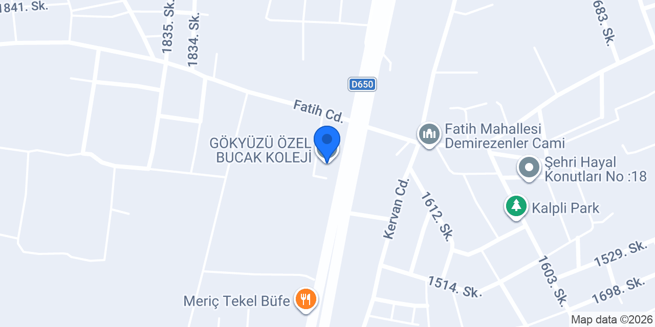 GÖKYÜZÜ ÖZEL BUCAK KOLEJİ konumu