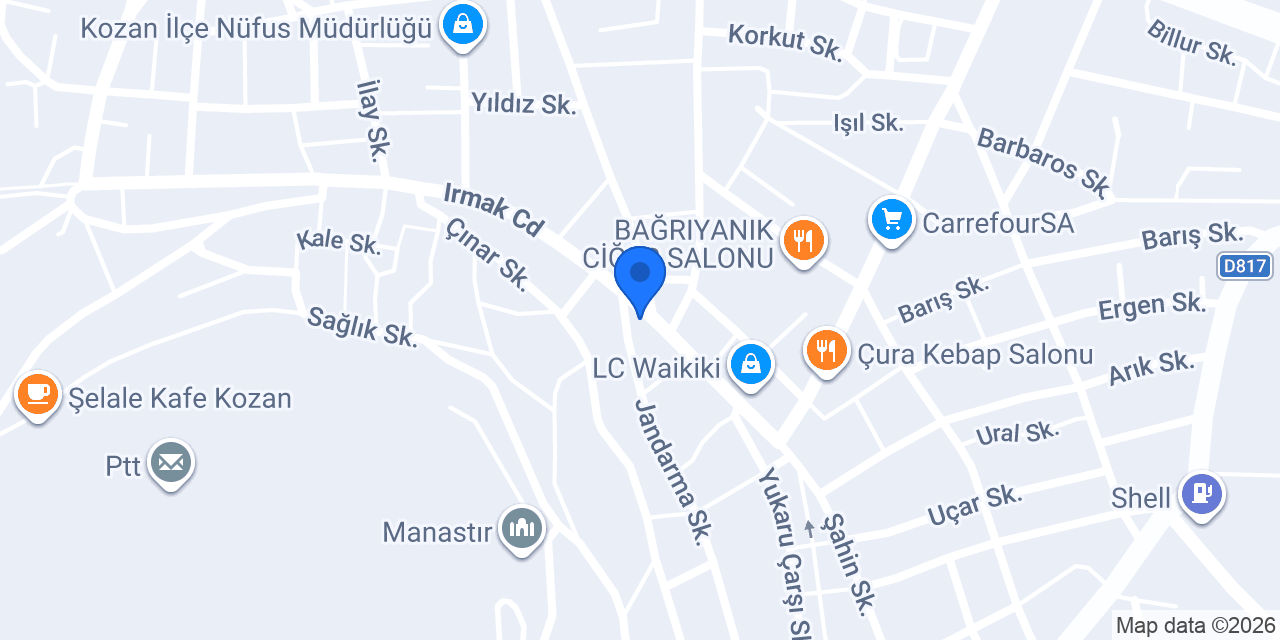 Gözde Optik konumu