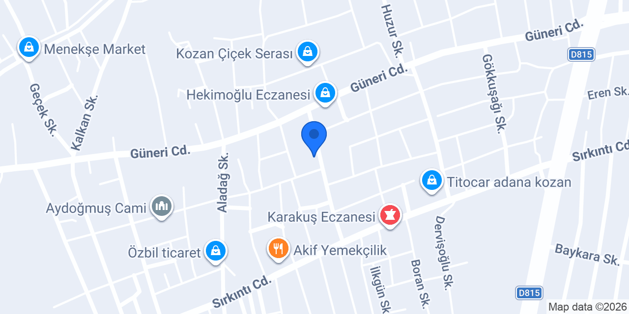 Öztürk elektronik konumu