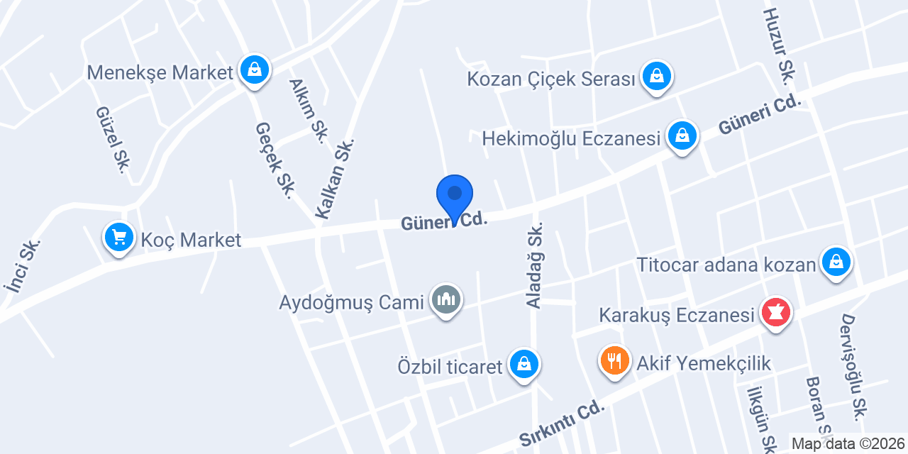 BOZDOĞAN TİCARET konumu