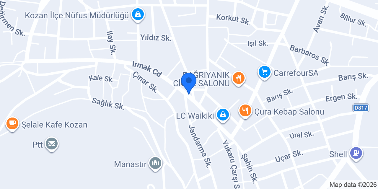 Yüce Emlak Danışmanlık konumu