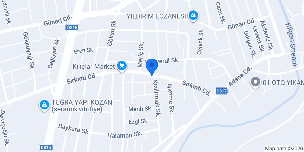 Ada börekçi konumu