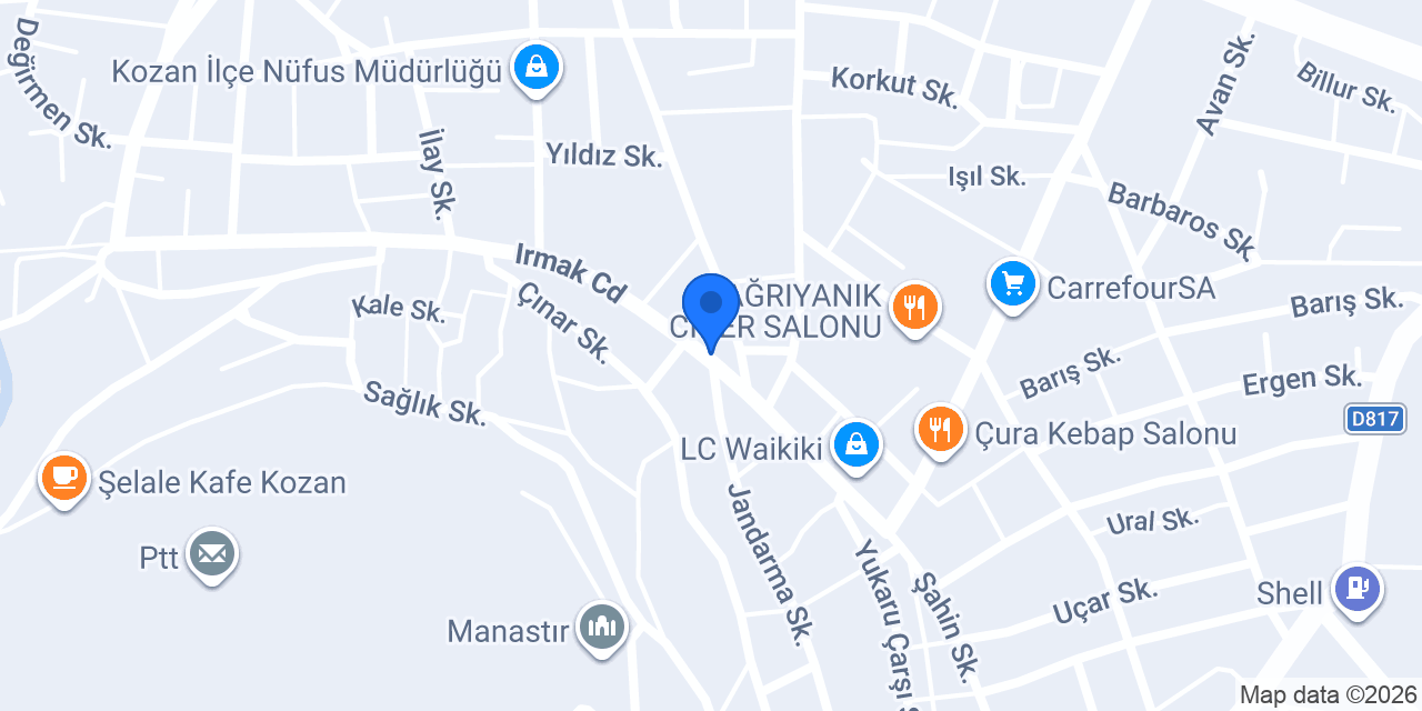 2 Nolu Aile Sağlığı Merkezi konumu