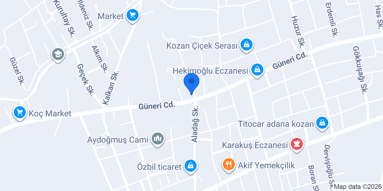 Çağla Giyim konumu