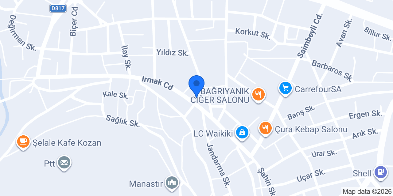 Keklik Tekel Büfe konumu
