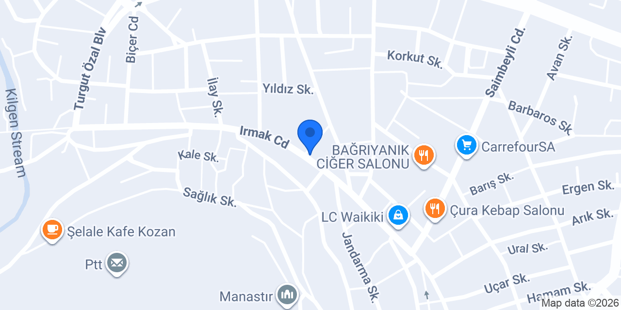 Kozan Ticaret Odası konumu
