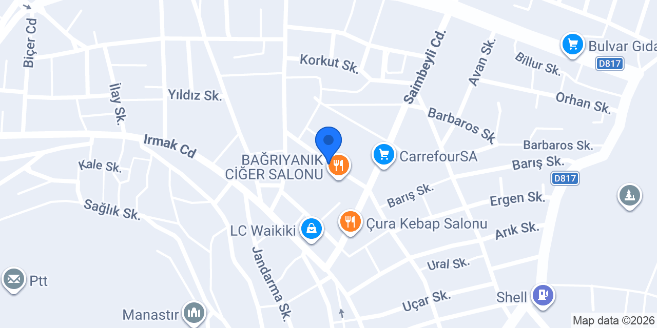 SAYGILI MEFRUŞAT konumu