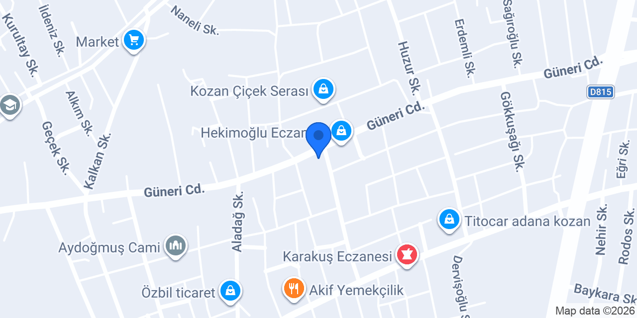 Özdemir Çorba Döner Kebap konumu