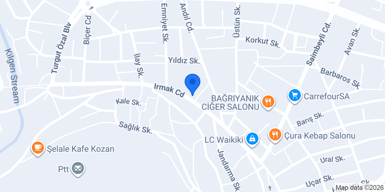 KOZAN EKSPRES GAZETESİ konumu