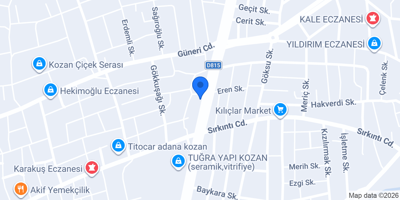 Dervişler kuruyemiş konumu