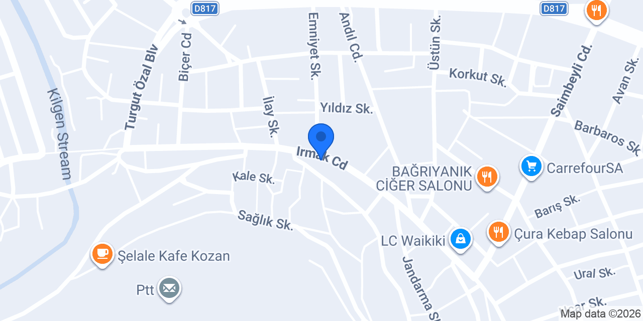 ECEVİT EMLAK konumu