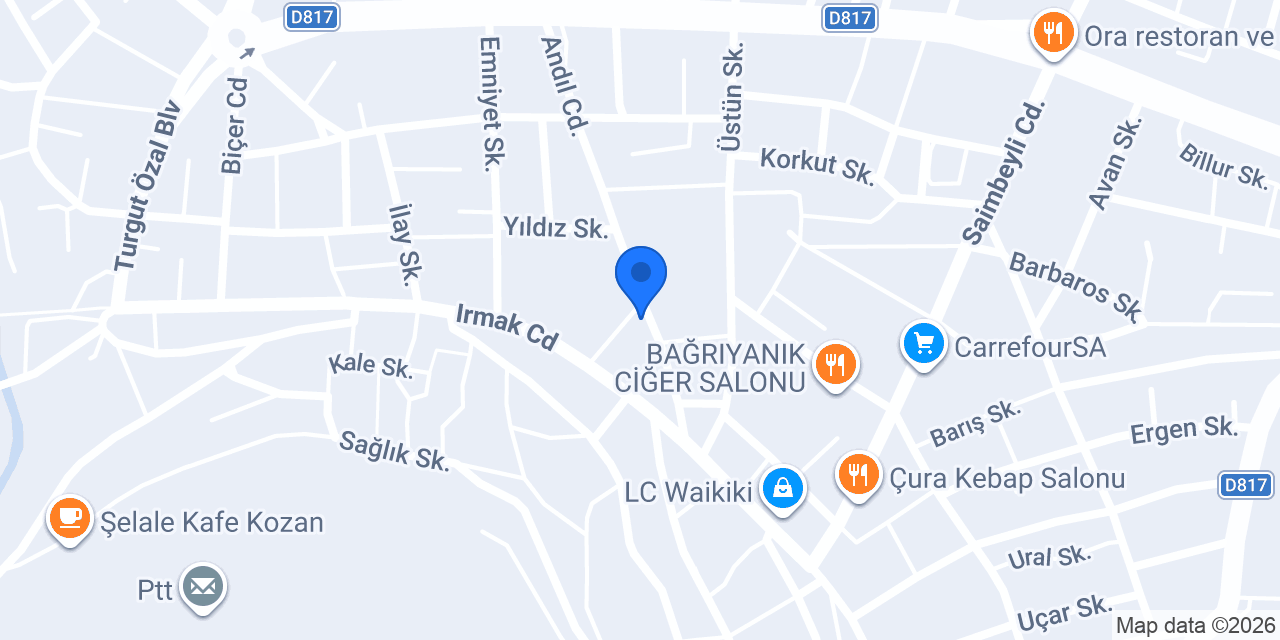 AŞCIOĞLU VETERİNER KLİNİĞİ konumu