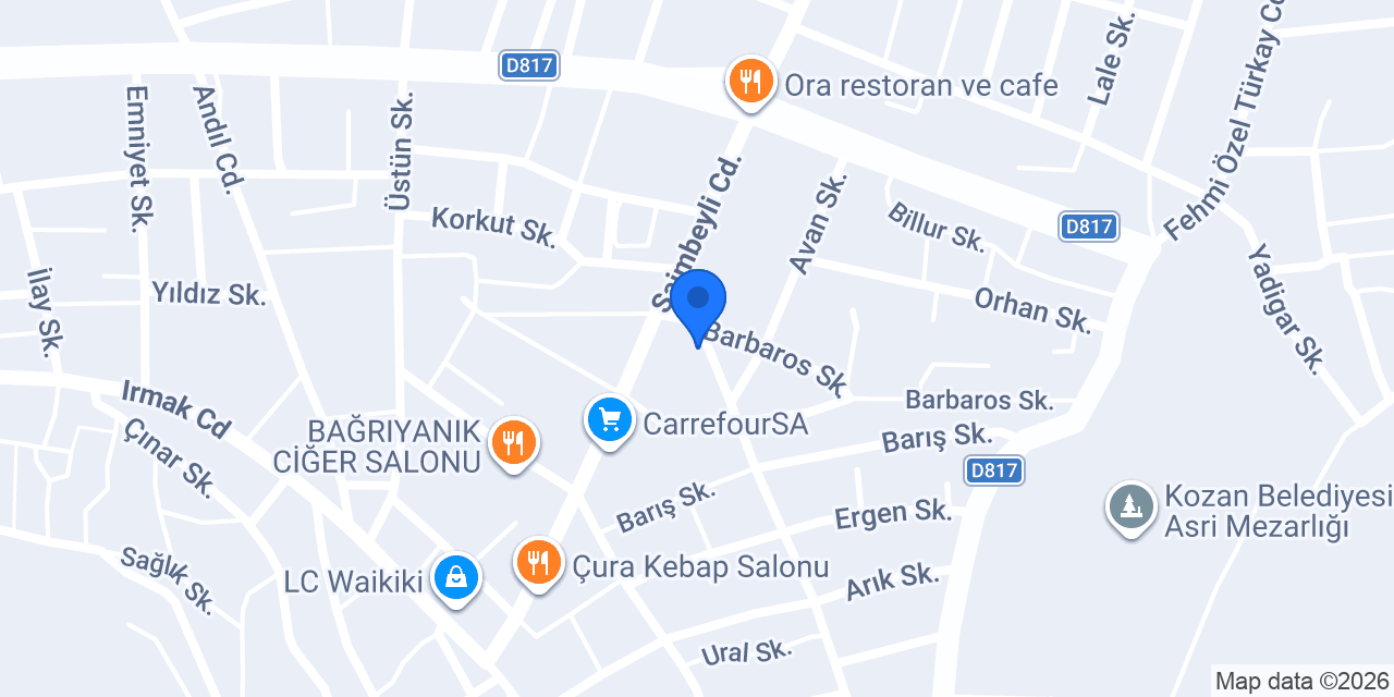ALİ BOZKIR SİGORTA konumu