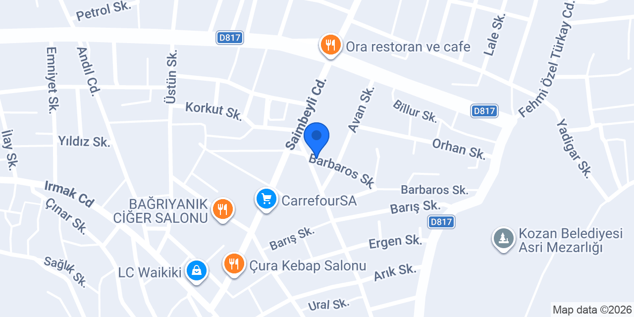 Kebapçı Tufan konumu