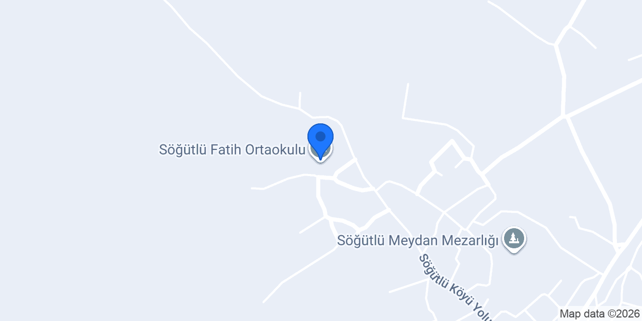 Söğütlü Fatih Ortaokulu konumu