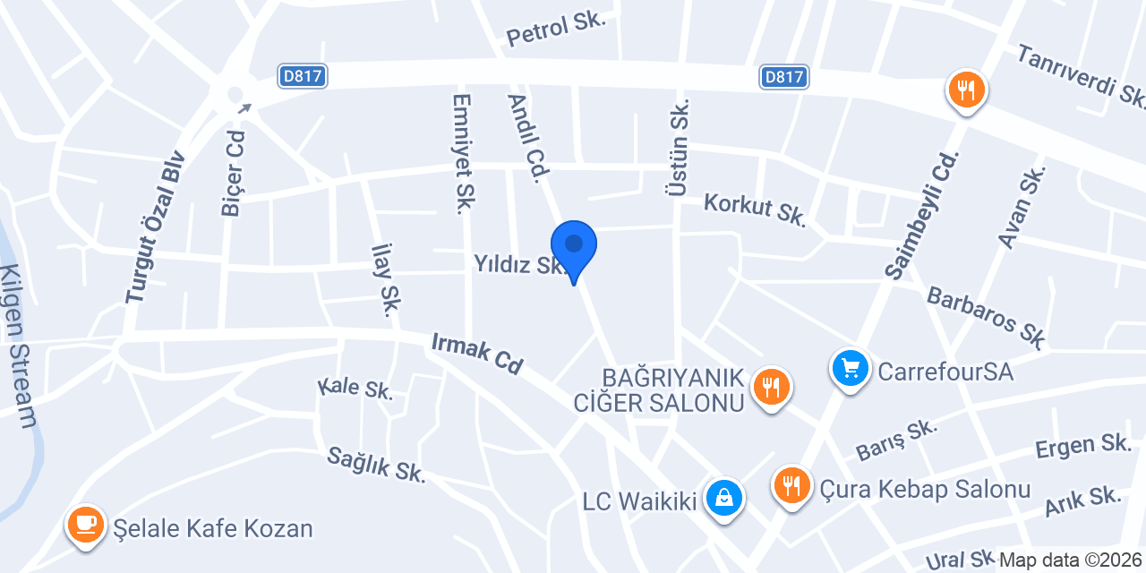 Hakkulu Veteriner Kliniği konumu