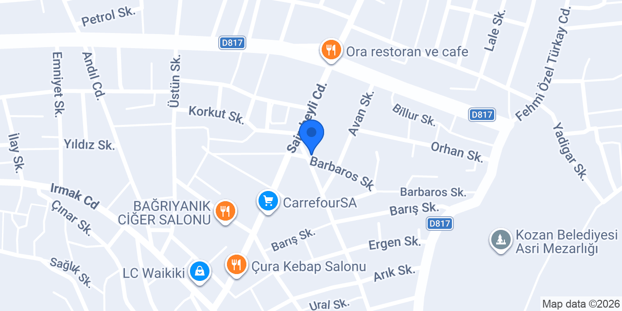 Ecem Elektrik konumu