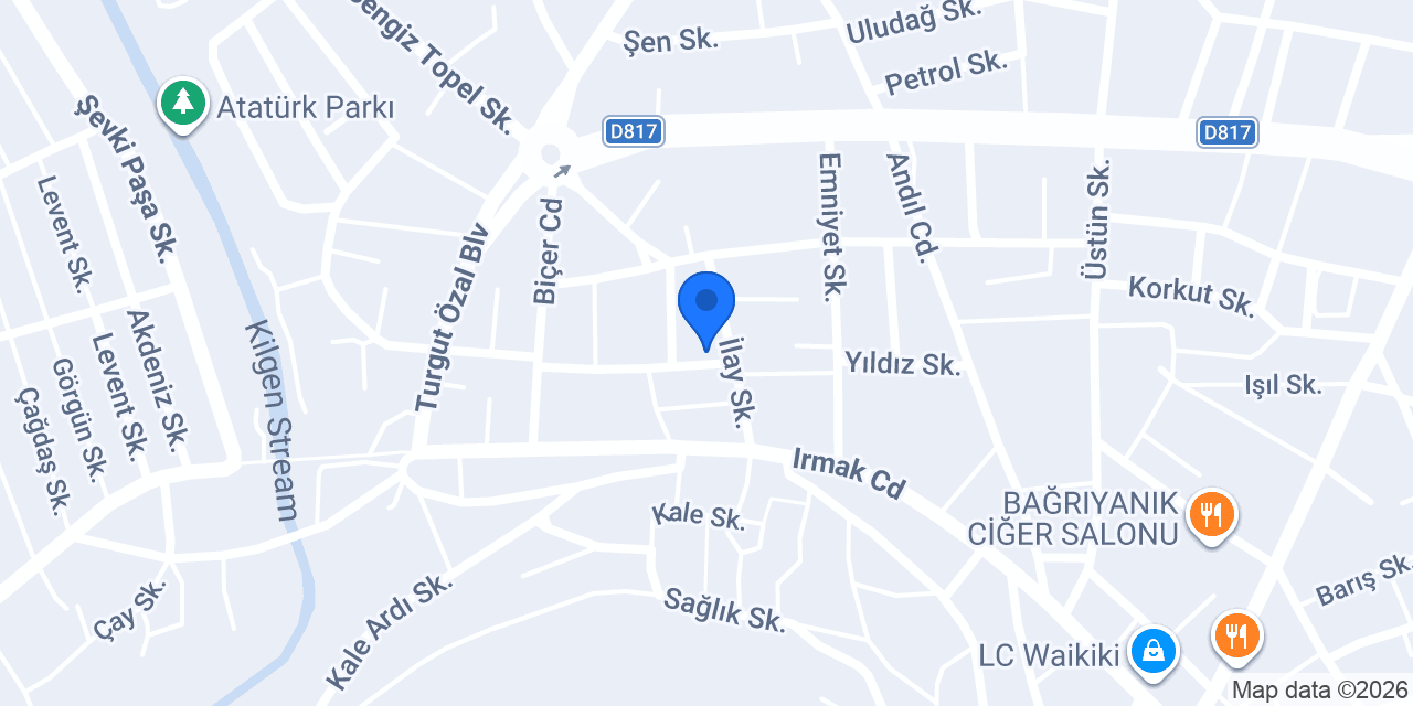BERAT MOBİLYA konumu