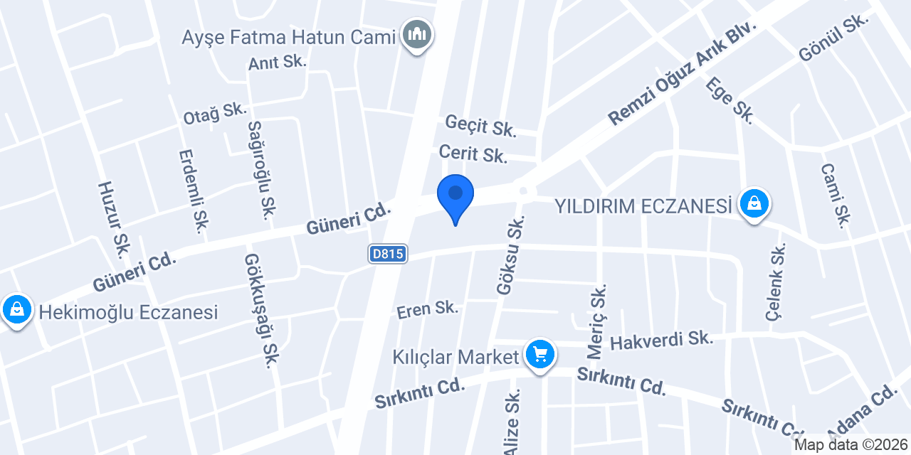 ÇUKUROVA ELEKTRİK ENERJİ konumu