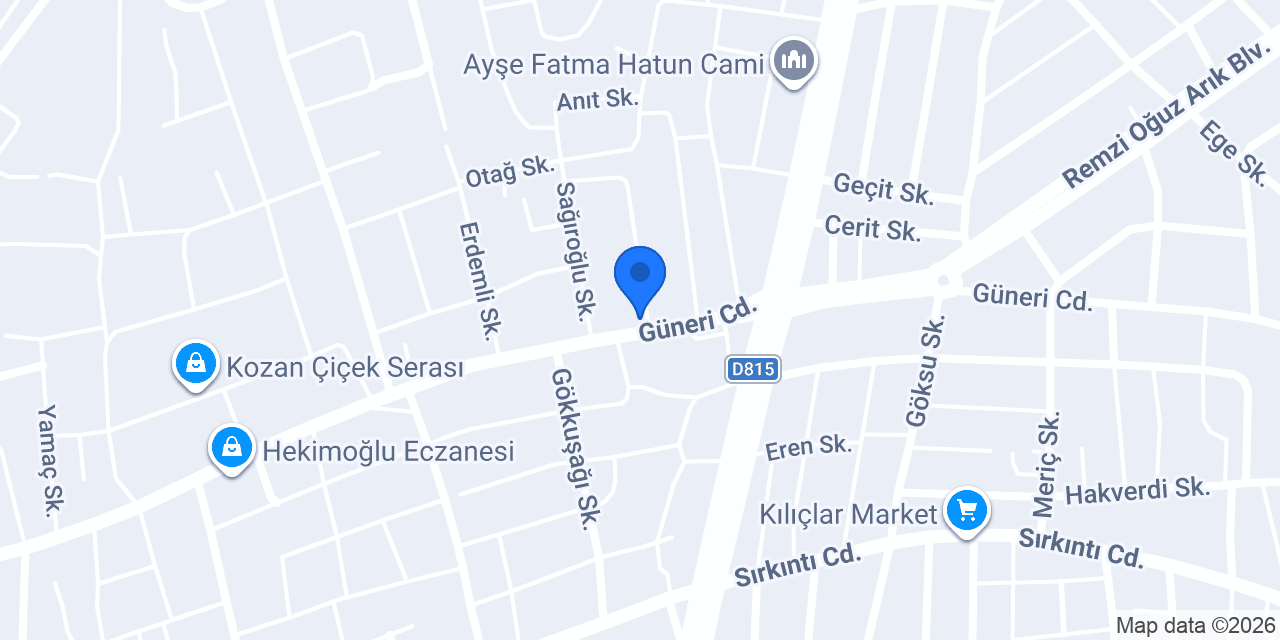 Kızıllar Un Değirmeni konumu