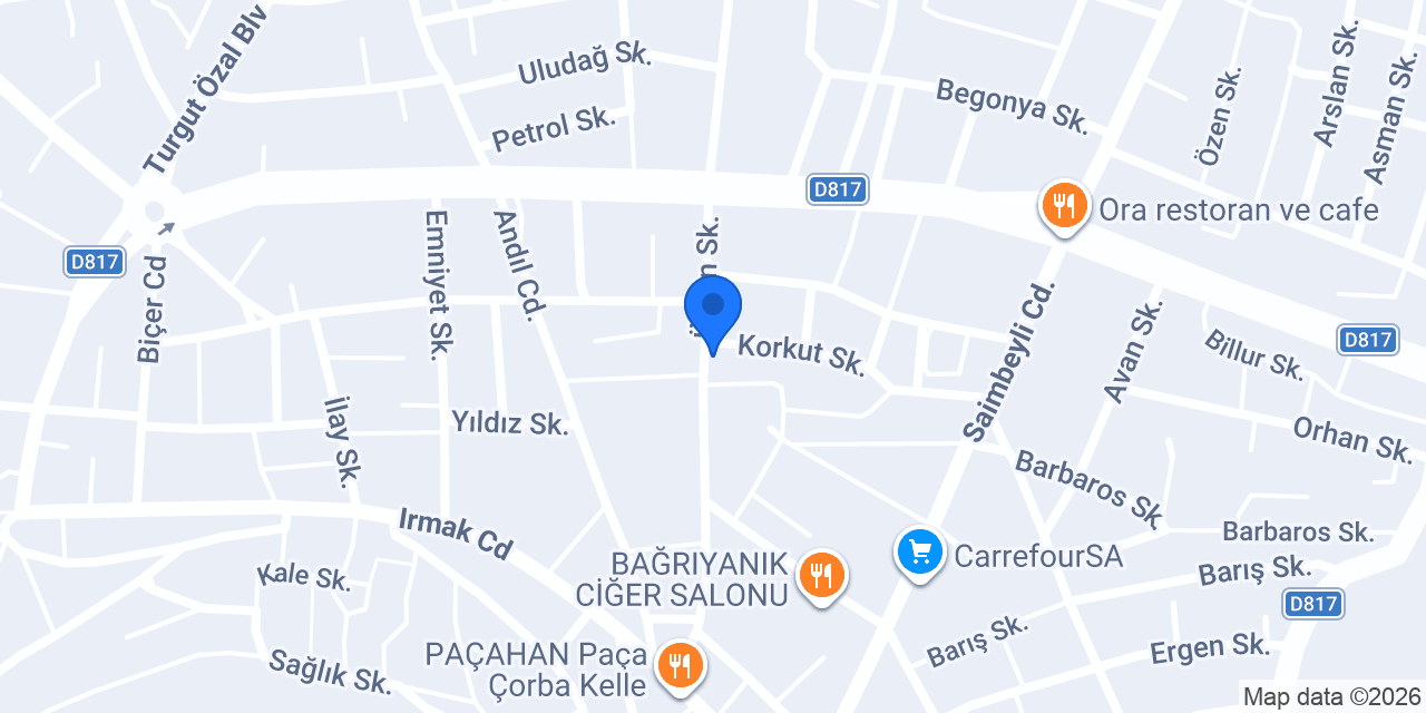 Mustafa Usta Lahmacun&Pide Salonu konumu