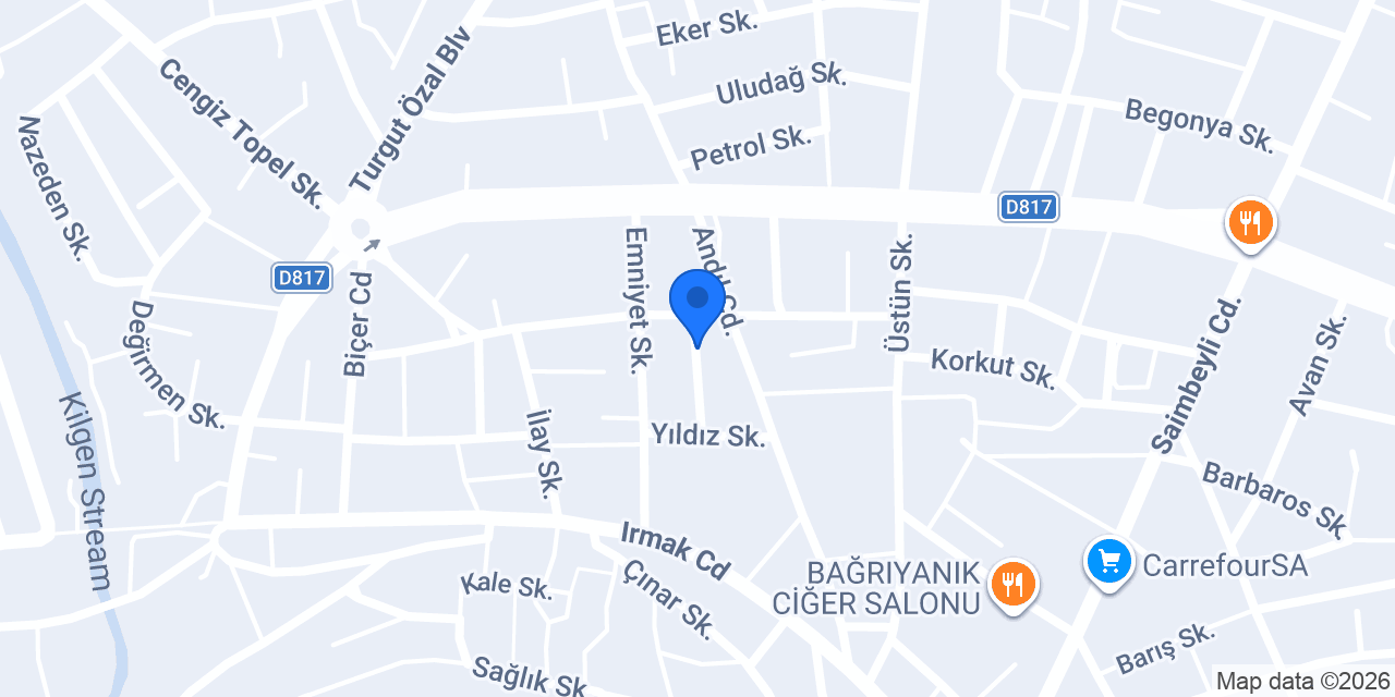 UĞUR Veteriner Kliniği konumu