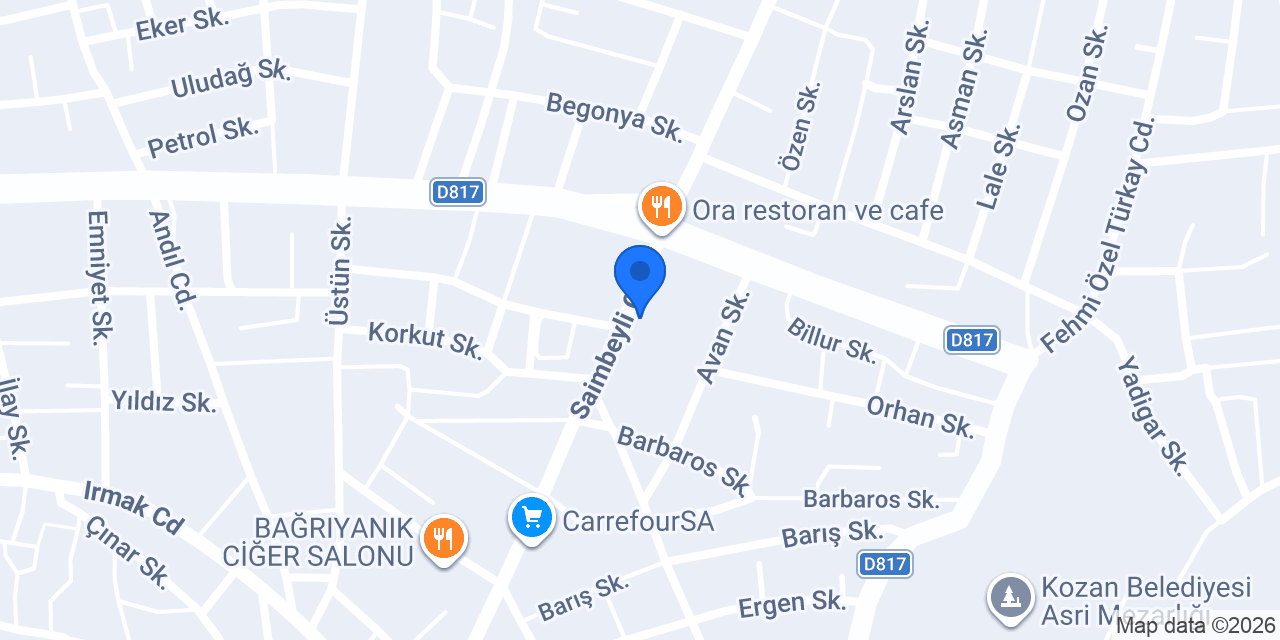 Tapu Müdürlüğü konumu