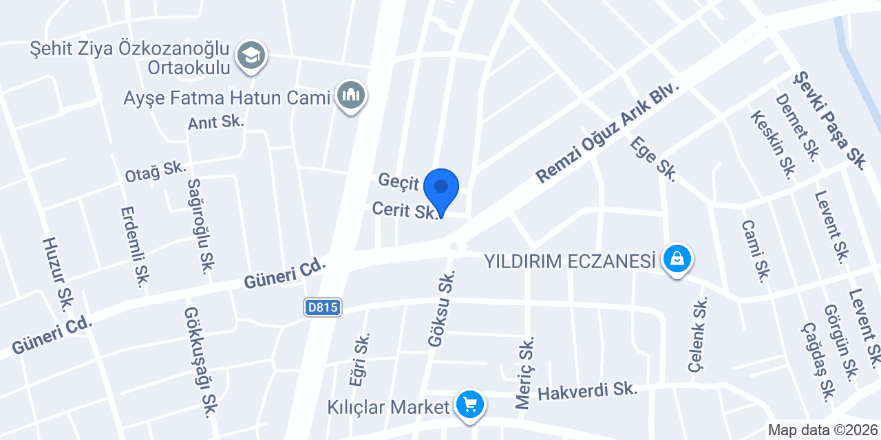 BOZKURT HAFRİYAT konumu