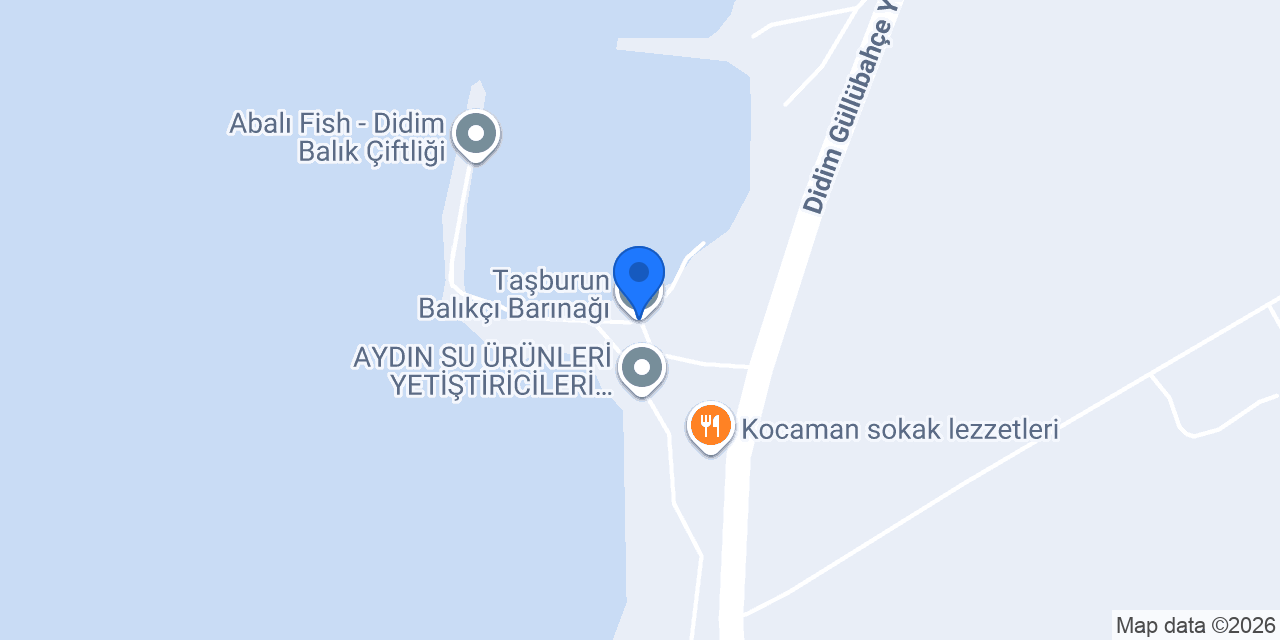 Taşburun Balıkçı Barınağı konumu