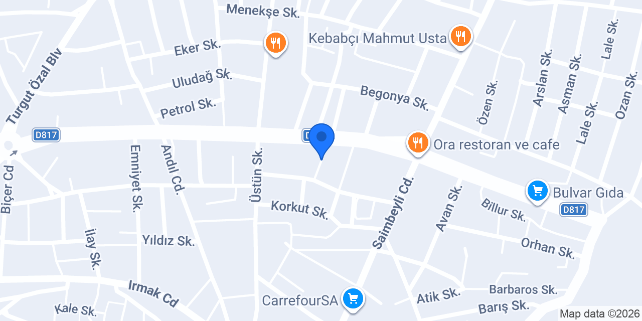Çağdaş Mobilya konumu