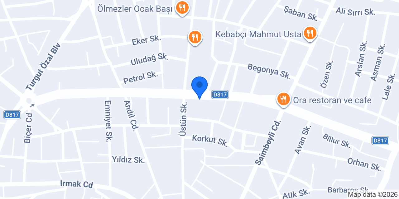Nurcan Uçar Kuaför konumu