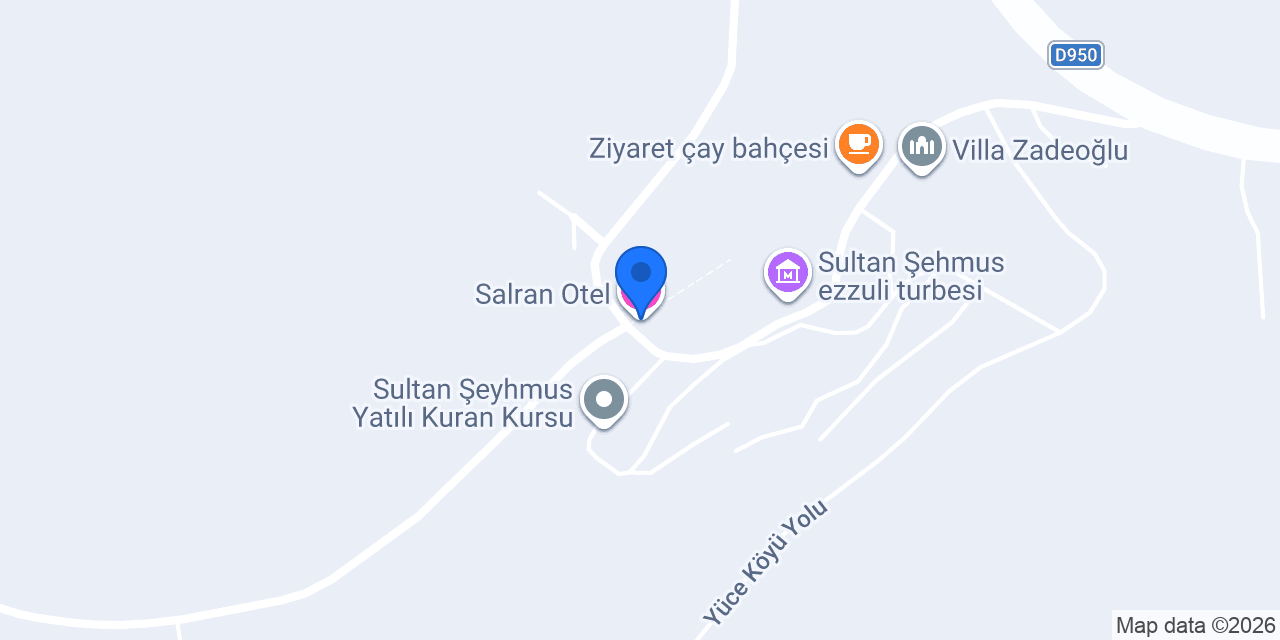 Salran Otel konumu