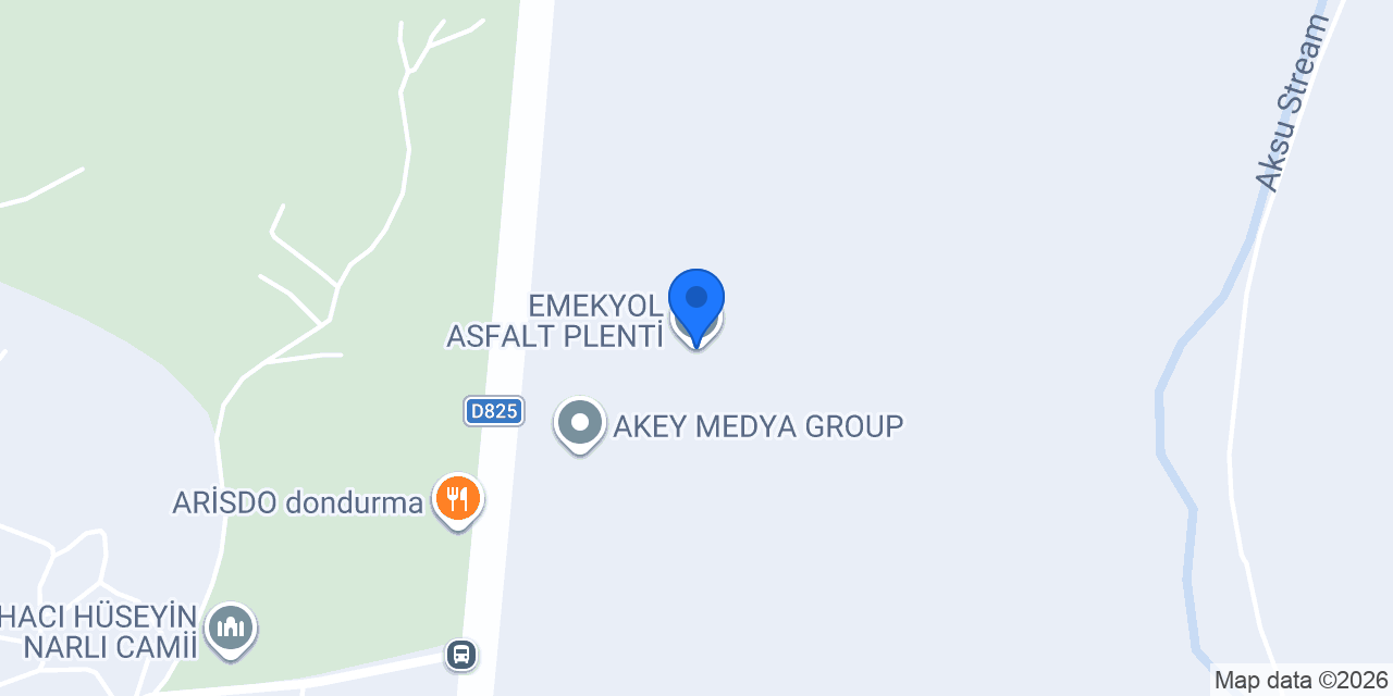 EMEKYOL ASFALT PLENTİ konumu