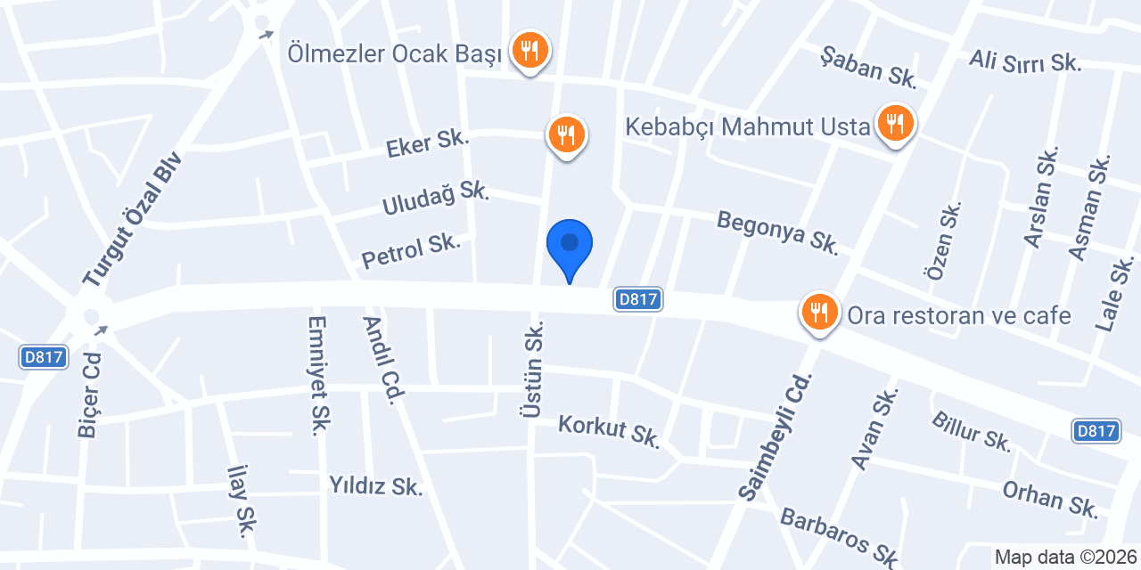 Butik Nilgün konumu