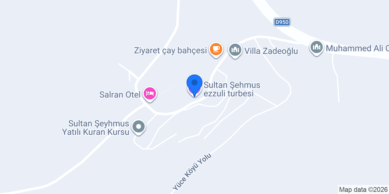 Sultan Şehmus ezzuli turbesi konumu