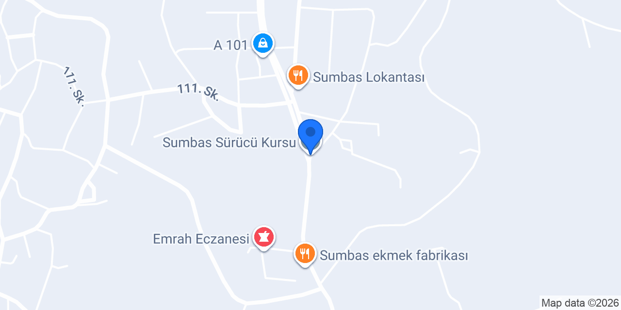 Sumbas Sürücü Kursu konumu