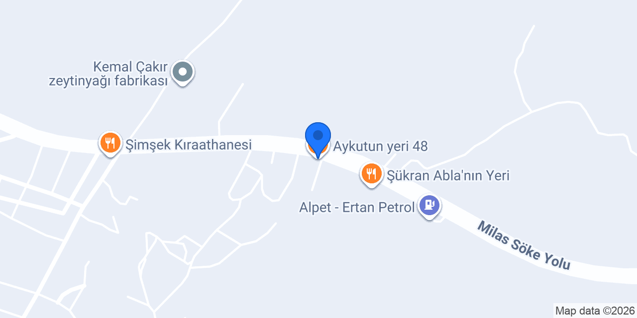 Aykutun yeri 48 konumu