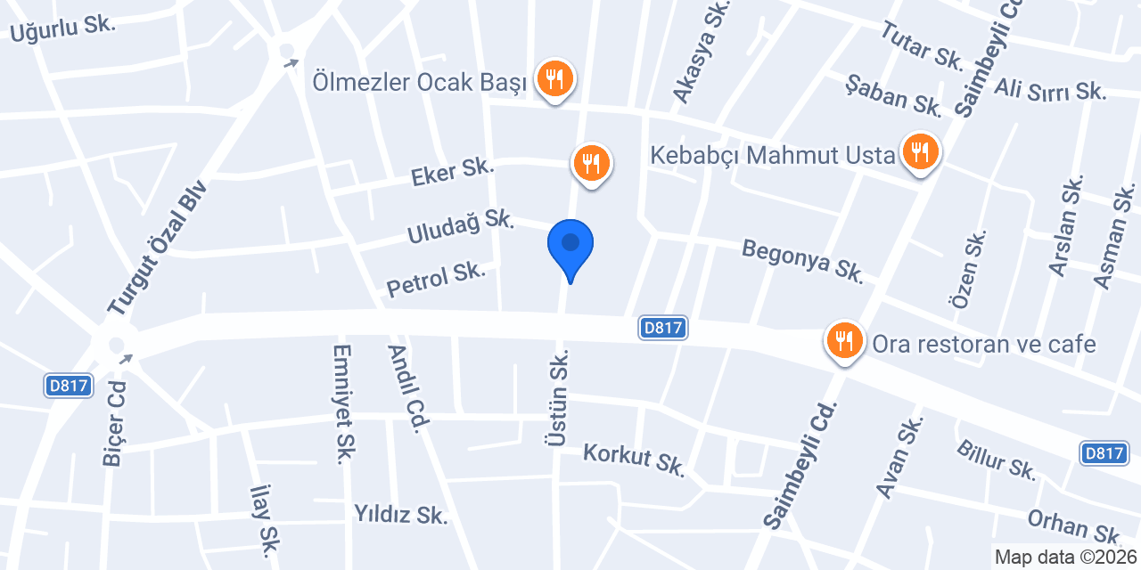 Özkeklik Mefruşat konumu