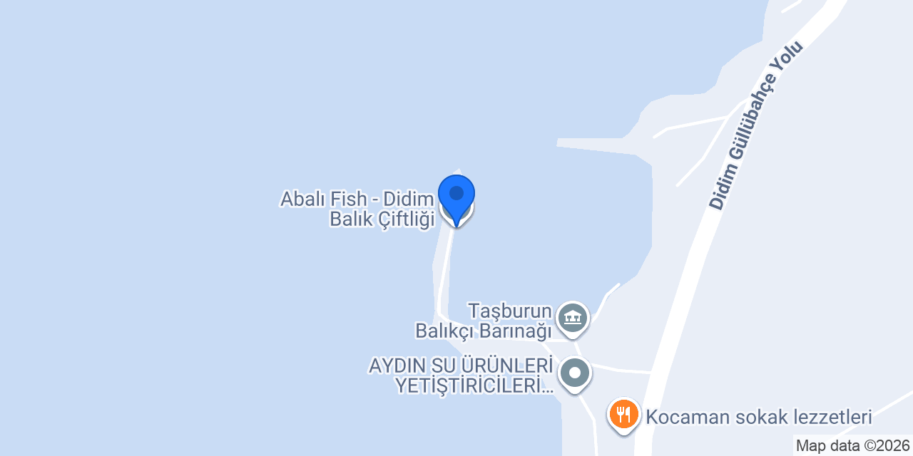 Abalı Fish - Didim Balık Çiftliği konumu