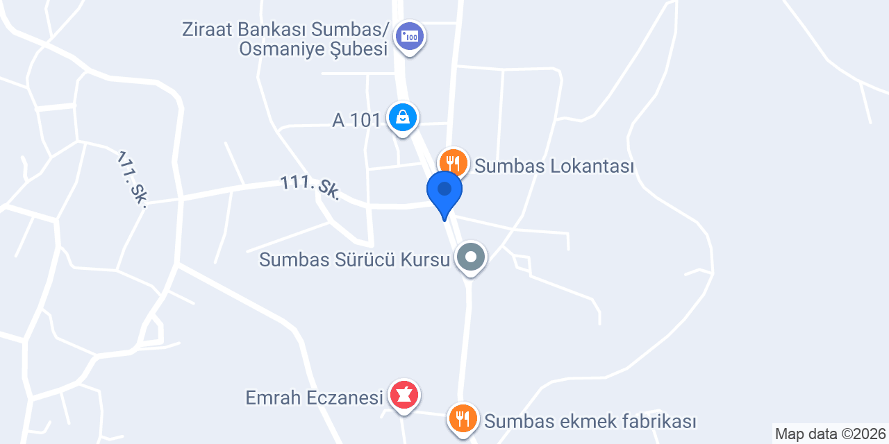 Sumbas Mal Müdürlüğü konumu