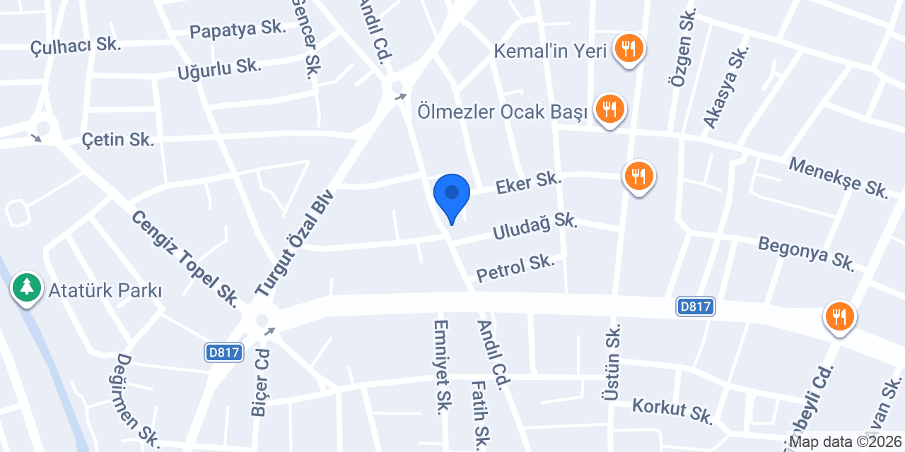 Şimşek Elektrik konumu